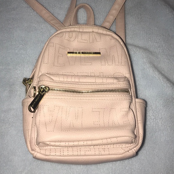 steve madden light pink backpack